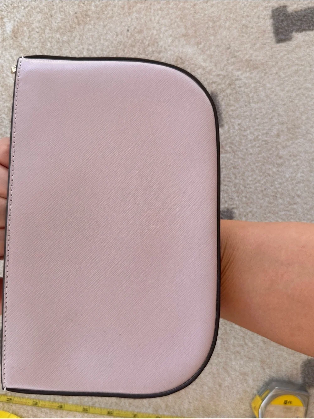 kate spade lavender Leather Crossbody with Gold Chain